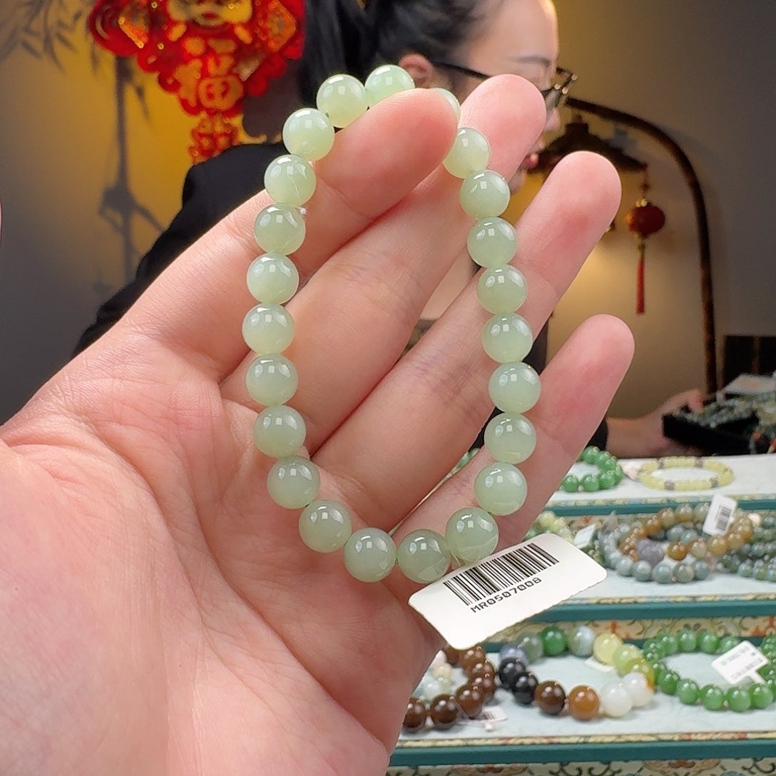 和田玉手串未镶嵌