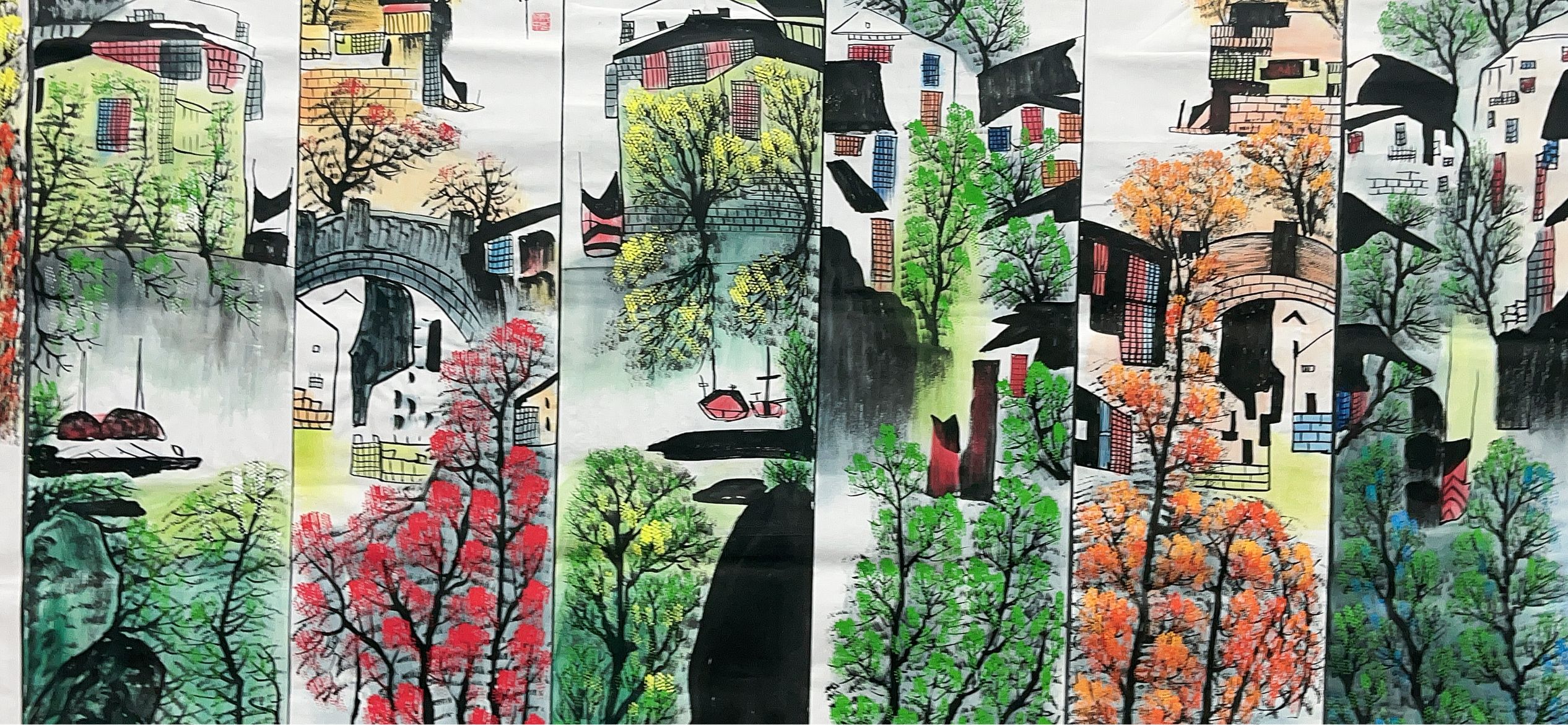 【星苒】精品八条屏装饰画通用链接