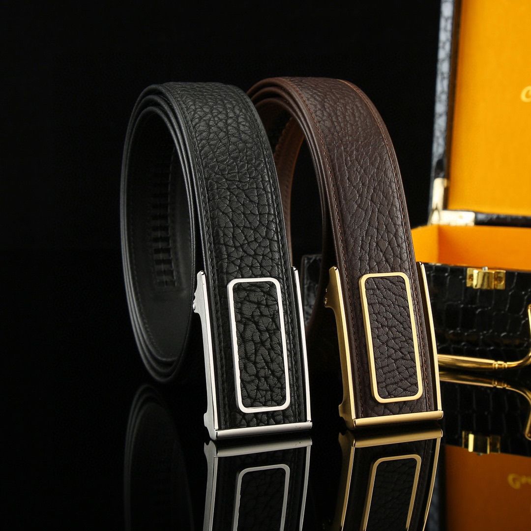 （内穿款）正宗纯手工西藏大耗牛3.5自动扣高档时尚百搭真皮腰带