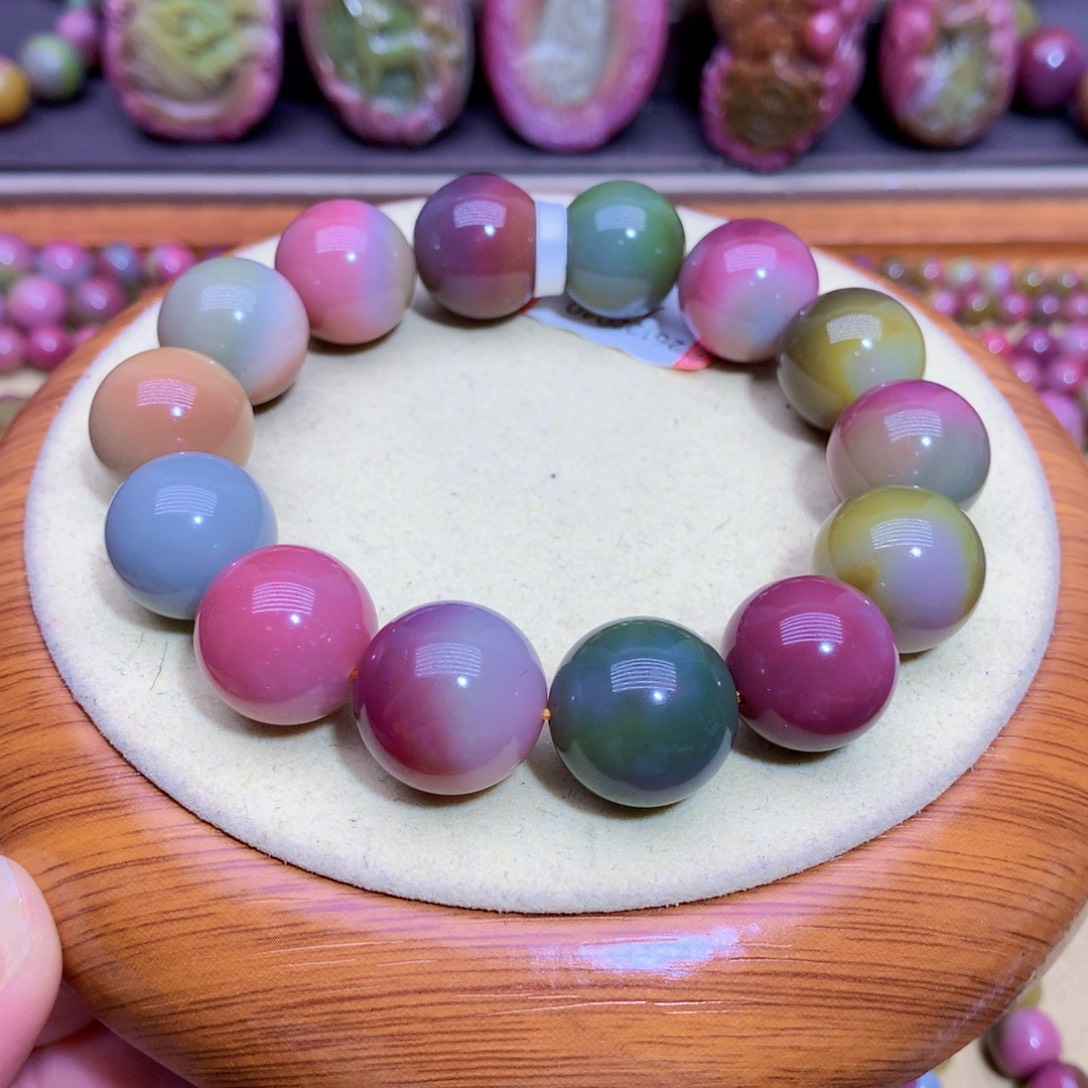 玛瑙未镶嵌手链盐源