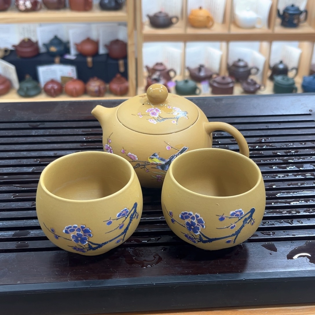 茶壶紫砂紫砂壶一壶2杯