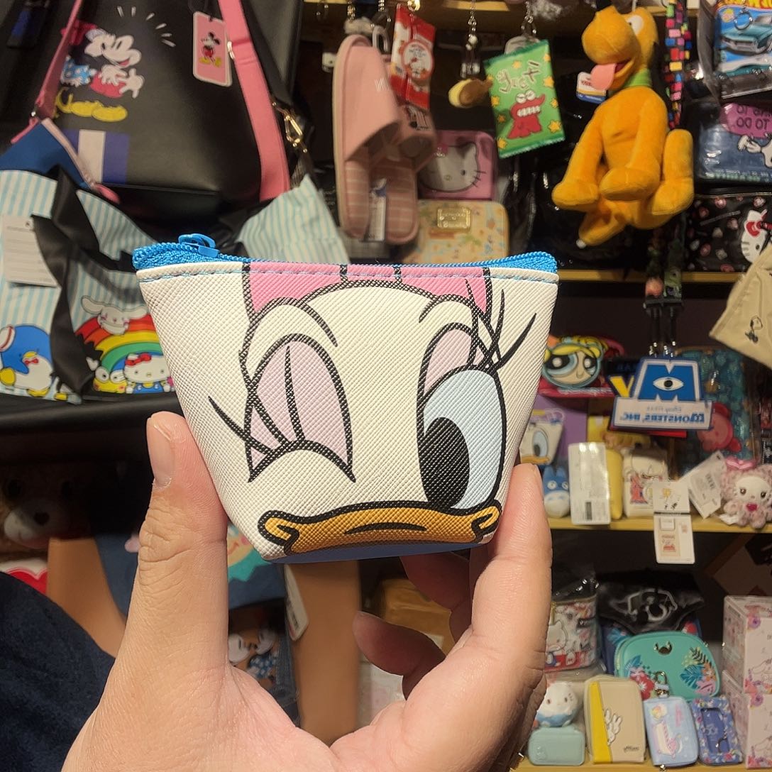 织物微瑕唐老鸭零钱包