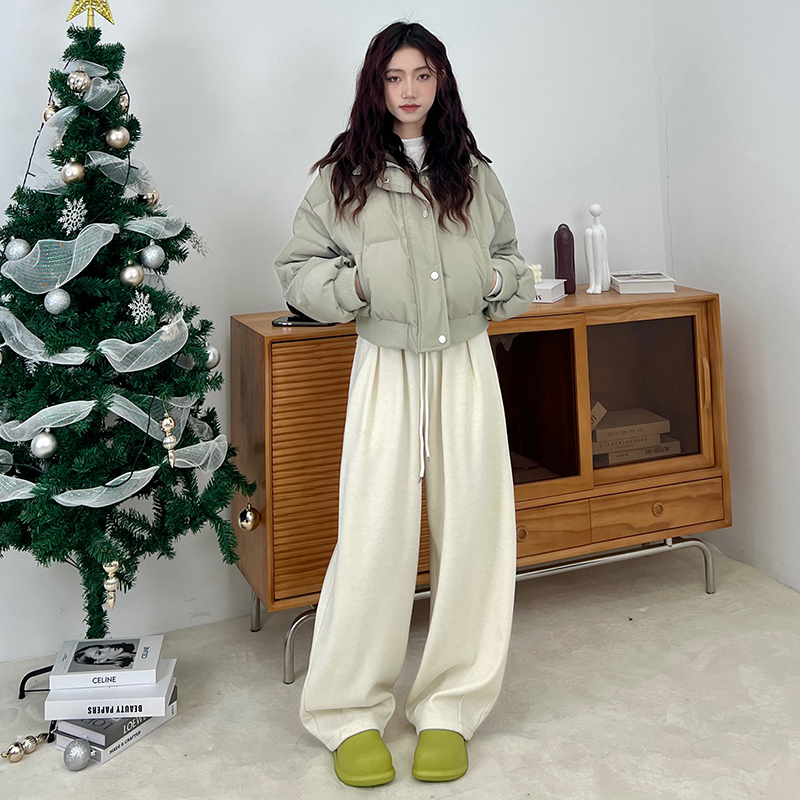 加厚短款棉服女冬季2025新款宽松棉服设计感外套百搭保暖