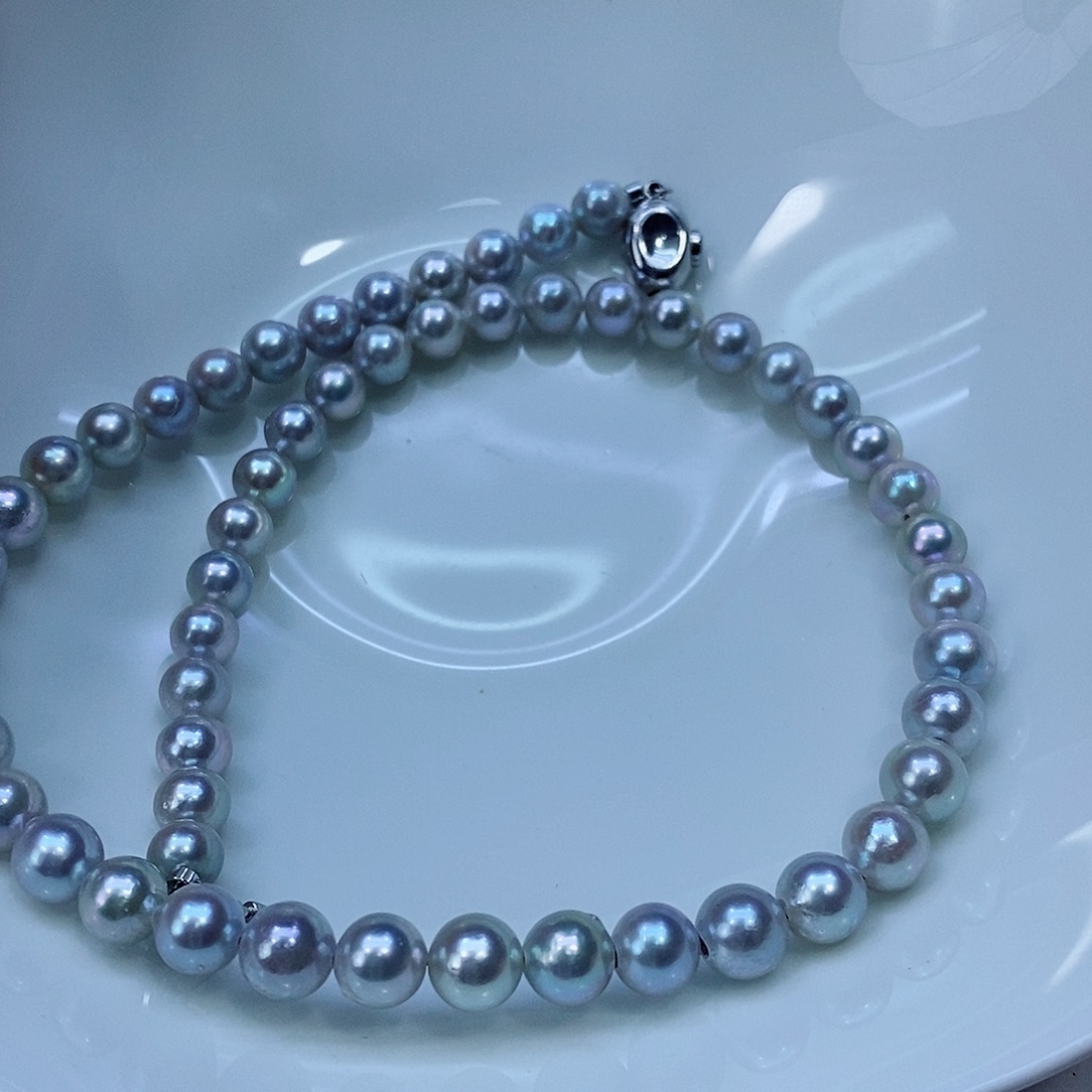 海水珍珠颈饰银S925镶嵌