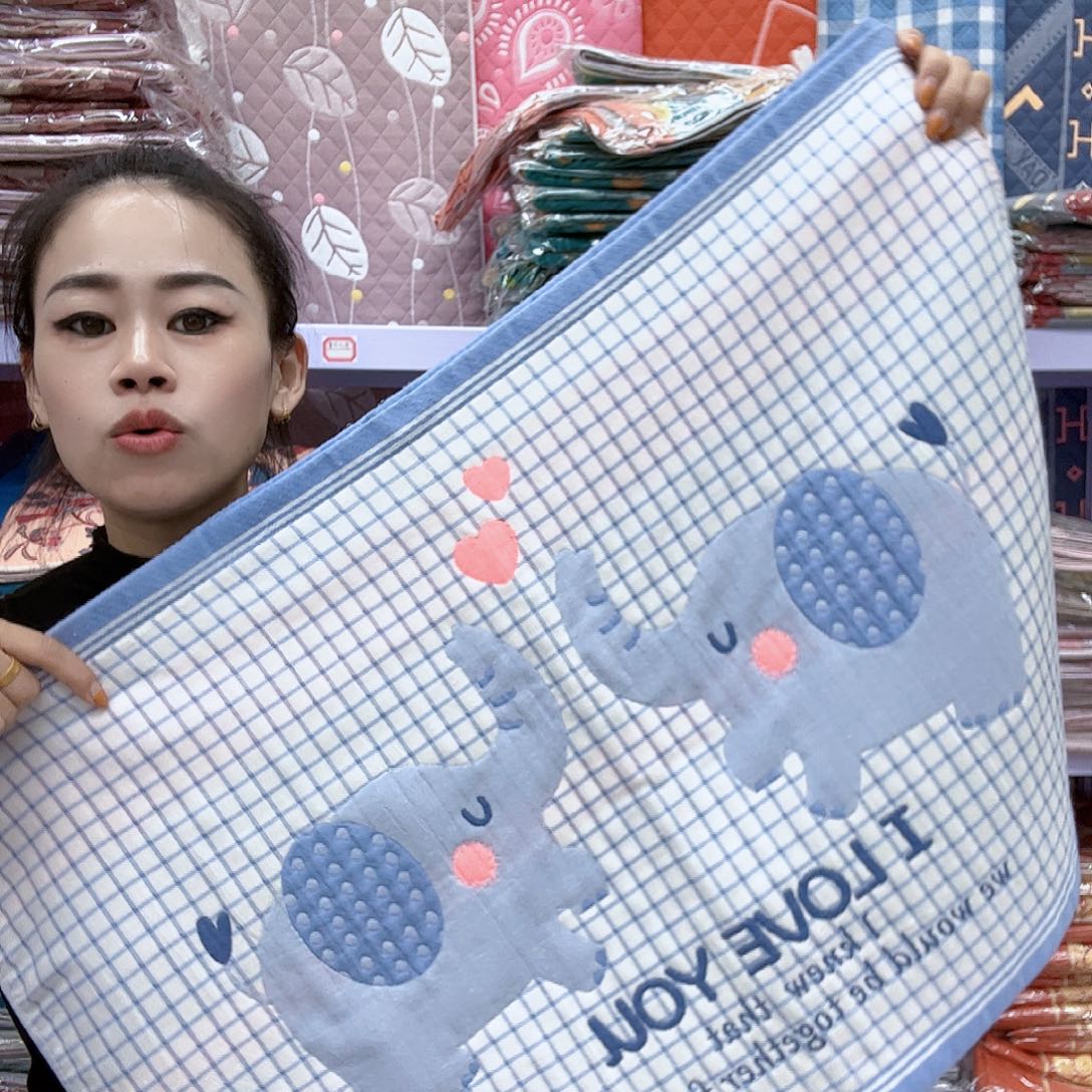 棉蓝色小飞象纯棉