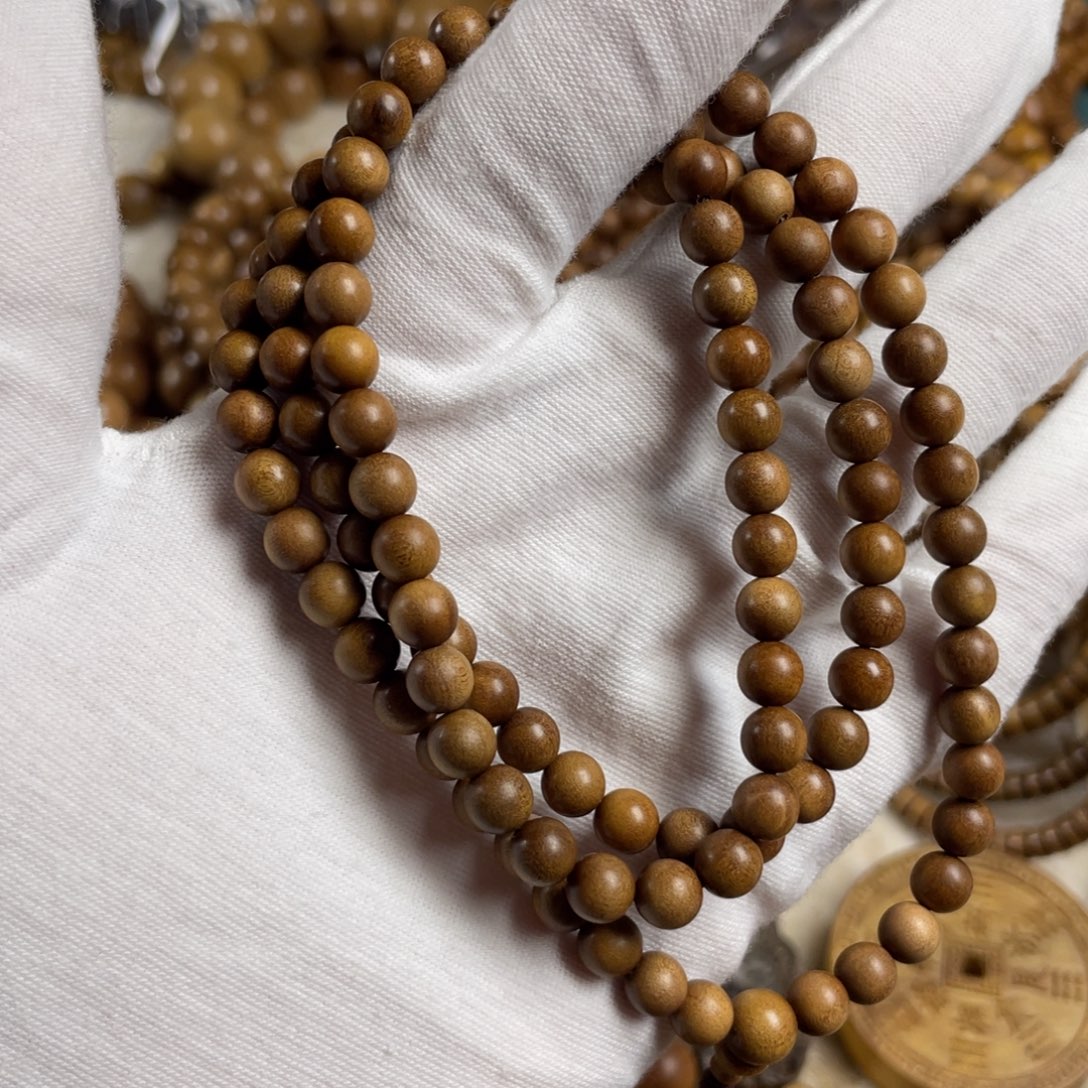 我****手串/手链檀香木/老山檀香108✖️0.6