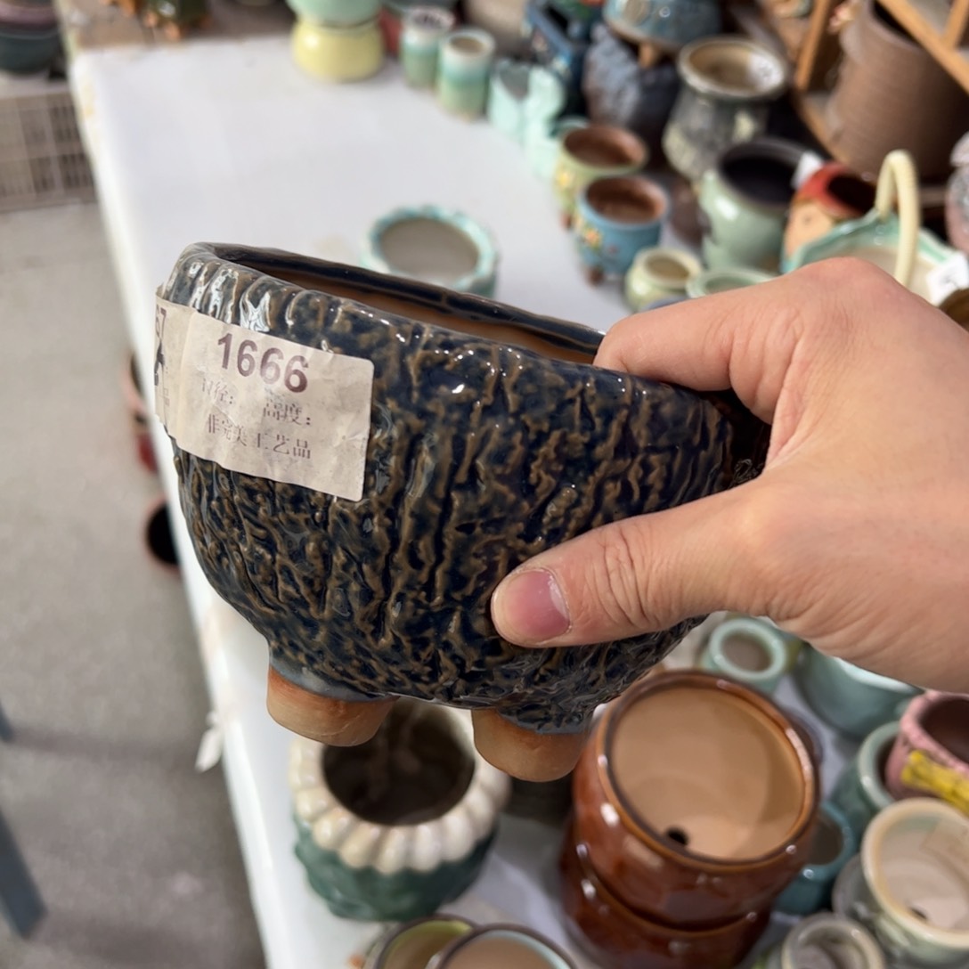 陶瓷陶瓷多肉花盆@@1666