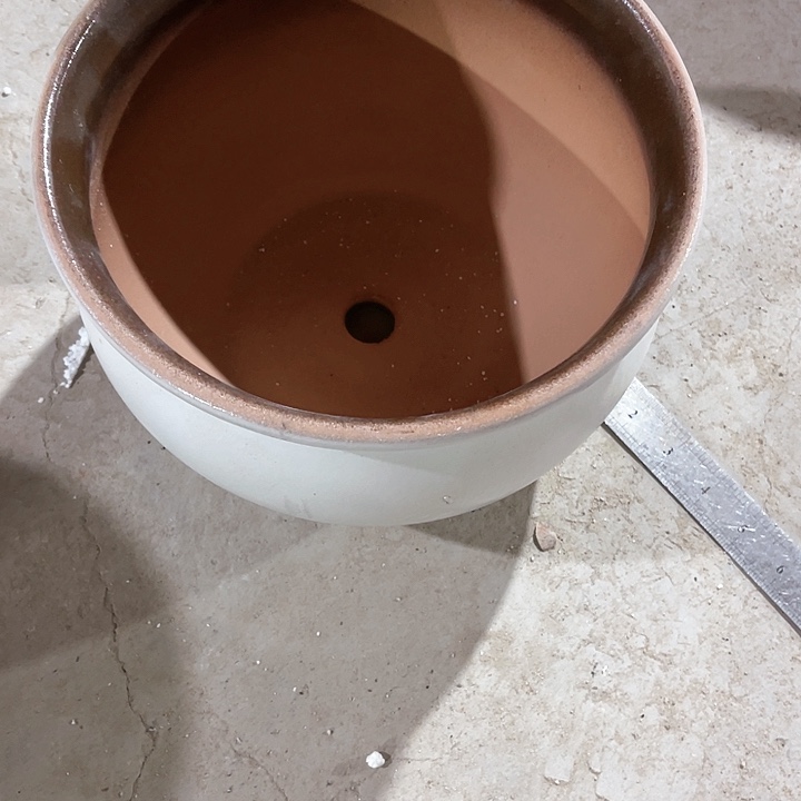 红陶口径25高度18一只小瑕疵