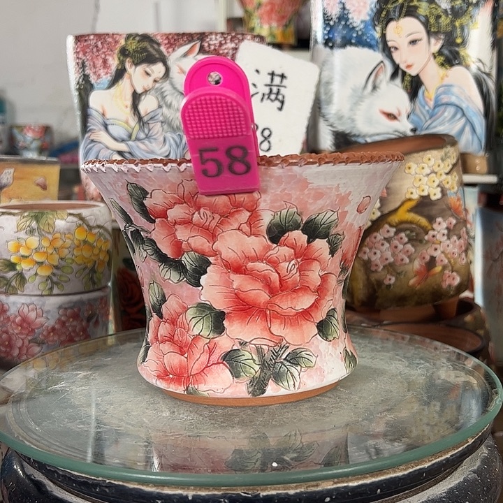 景德镇手绘花盆性价比超高