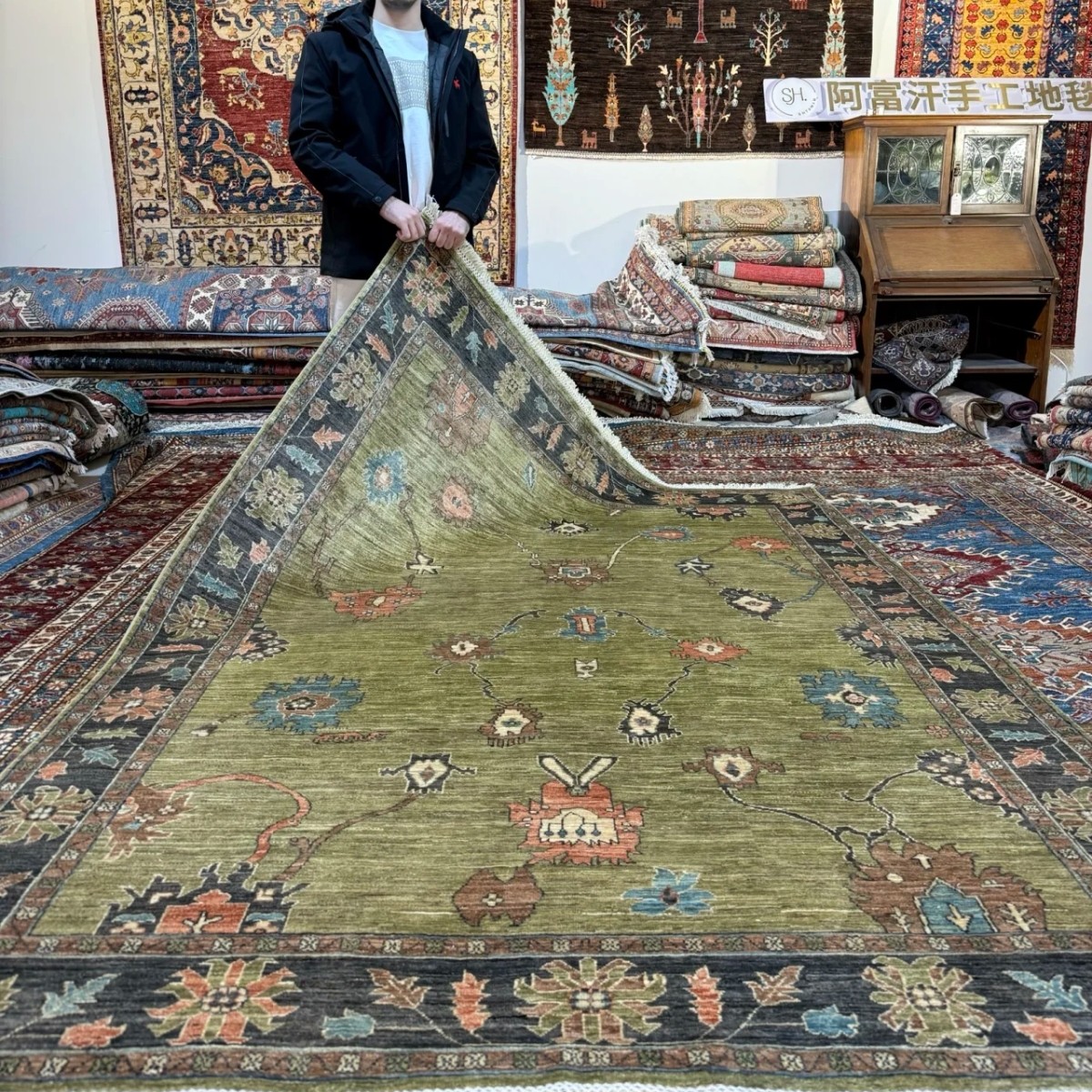 247*186 cm-Shtaman 进口手工羊毛地毯