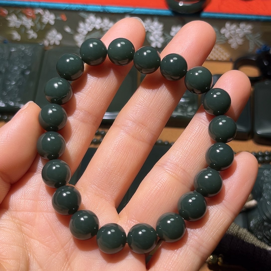 和田玉（青玉）未镶嵌颈饰