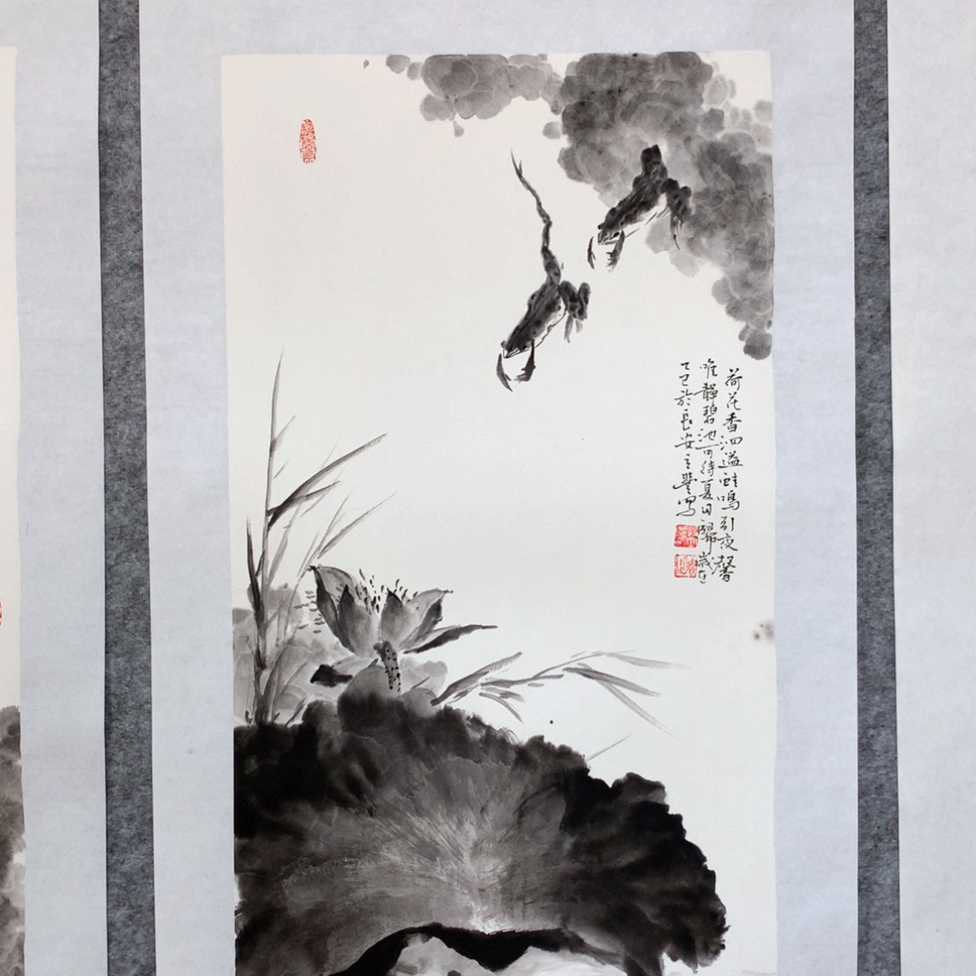 国画花鸟作品写意