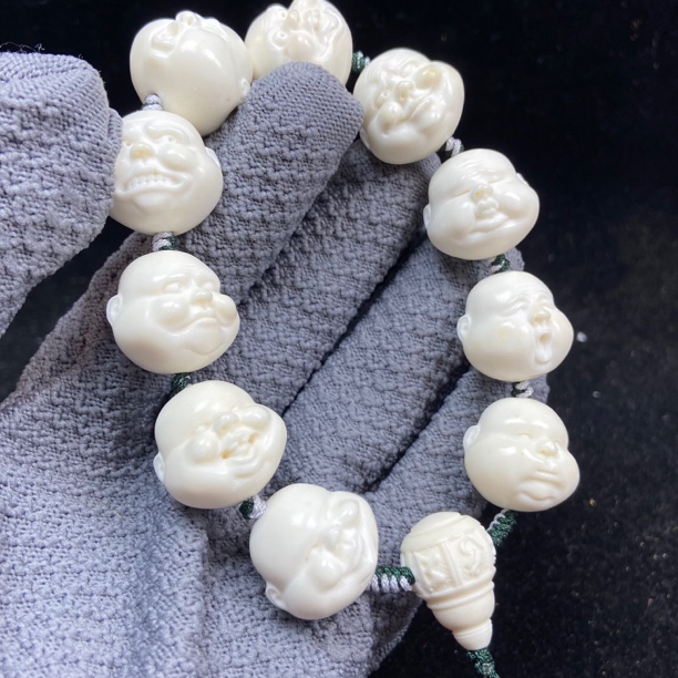 鹿角材质百态手串