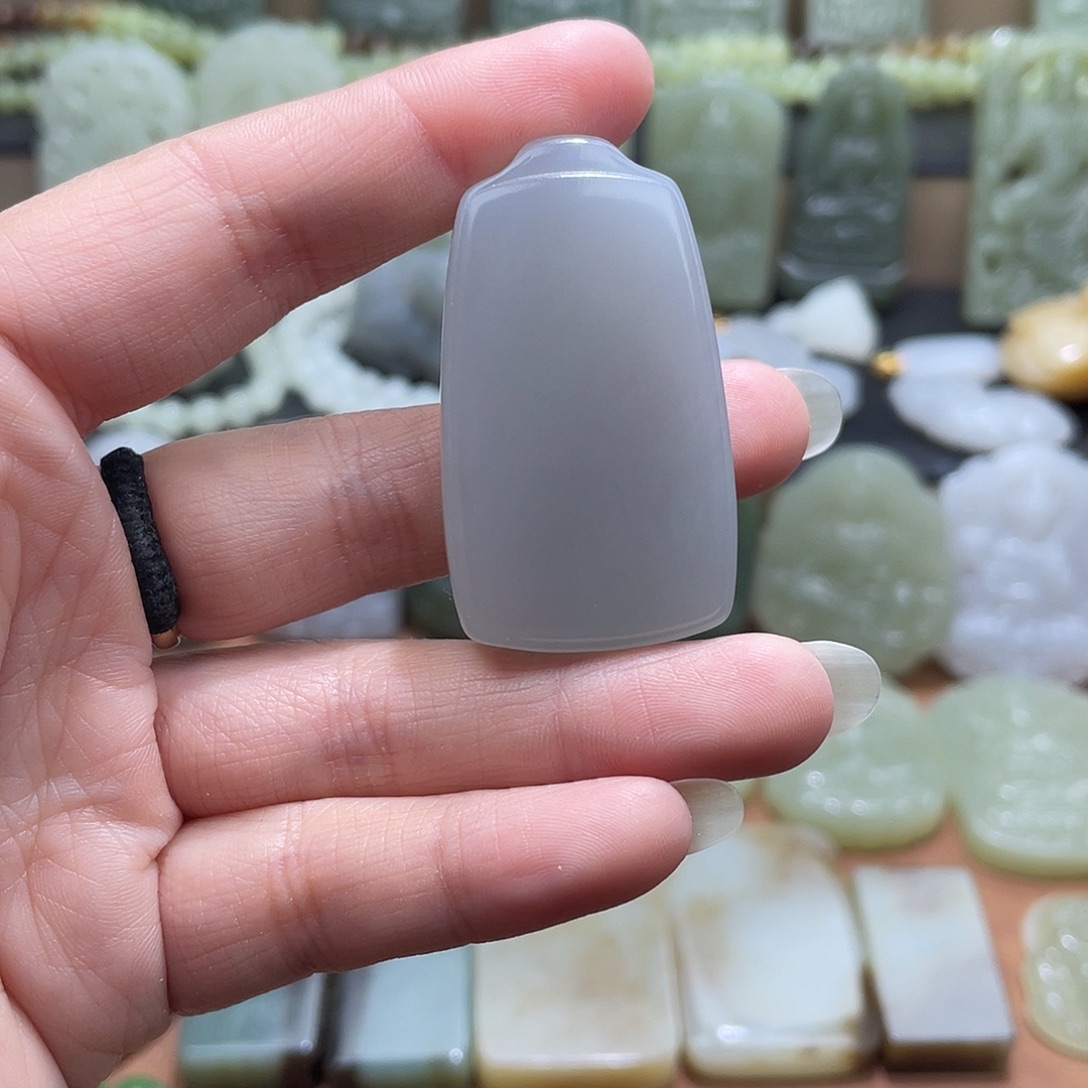 和田玉未镶嵌吊坠(不含链)