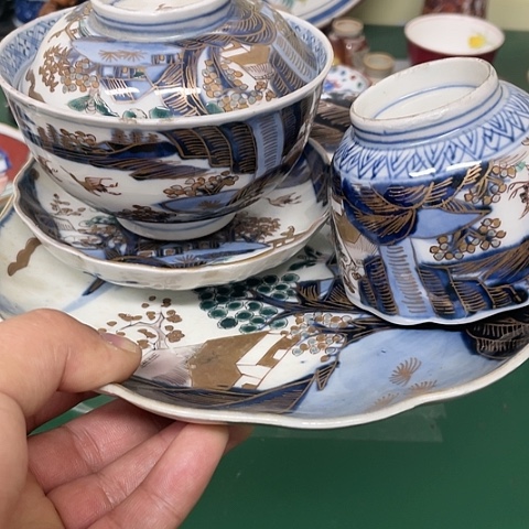 【闪购商品】碟爱***中古工艺品回流瓷器