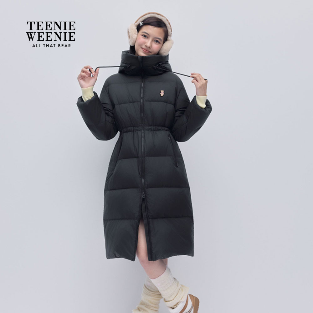TEENIEWEENIE bearnova小熊卡通连帽女25冬新女羽绒服YTJD254TB5B