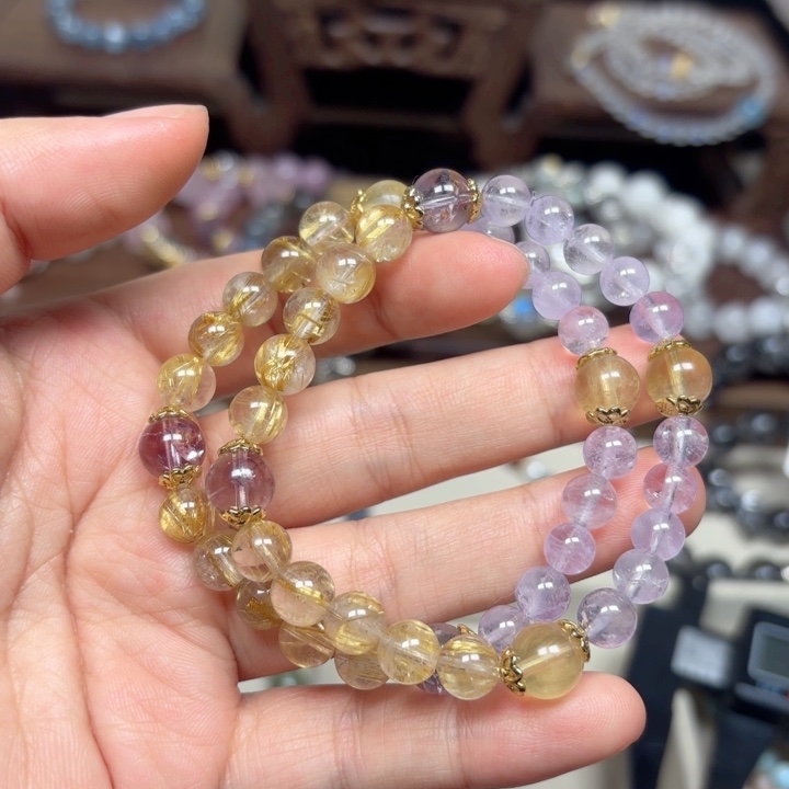 水晶手链未镶嵌金薇薇