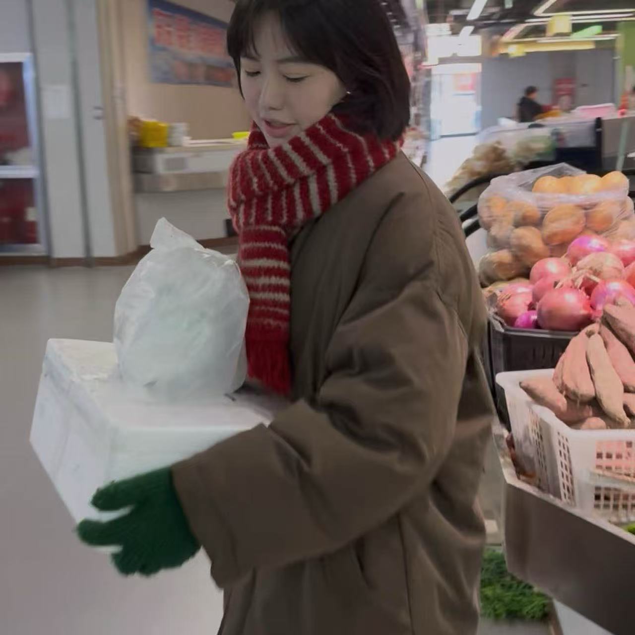TOTHEND咖啡色布朗尼复古氛围感立领气质简约大气90白鸭绒羽绒服
