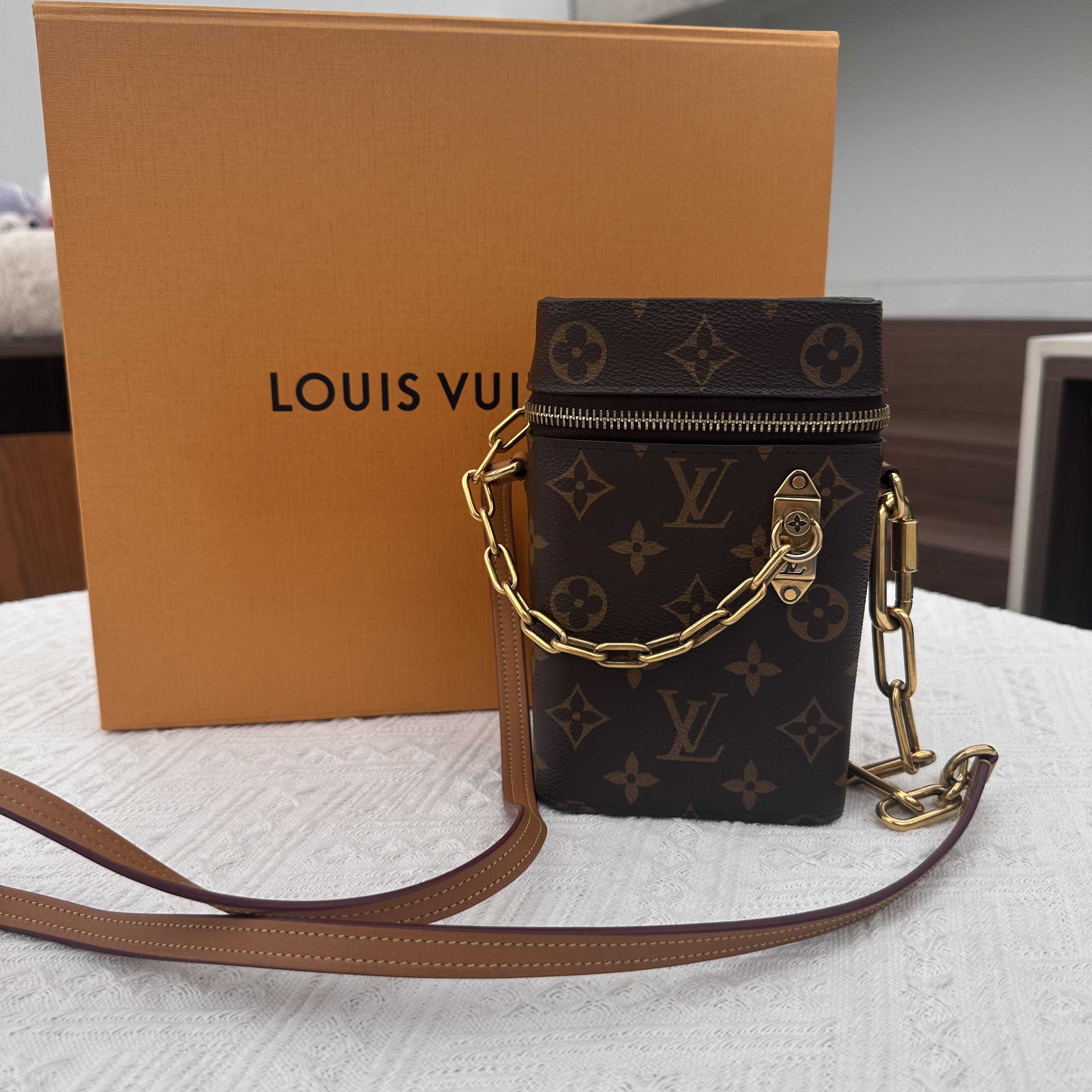 99新 LouisVuitton/路易威登 路易威登/Phone Box 盒子斜挎包