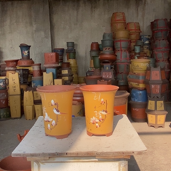 紫砂花盆紫砂花盆