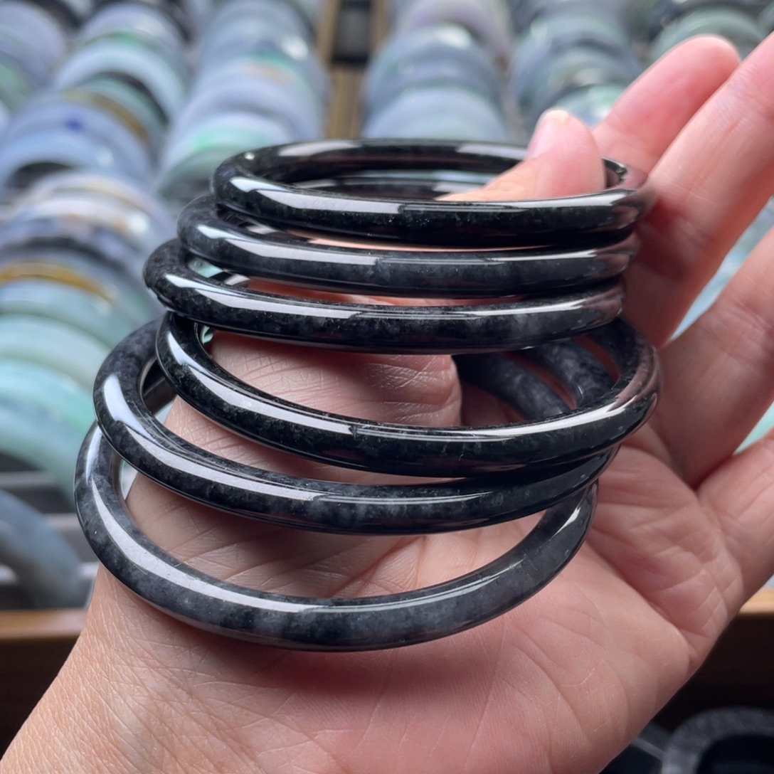 定制翡翠未镶嵌纯天然翡翠手镯定制