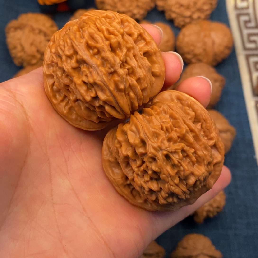 文玩核桃把件43.5全品毕业平谷楼47.6克