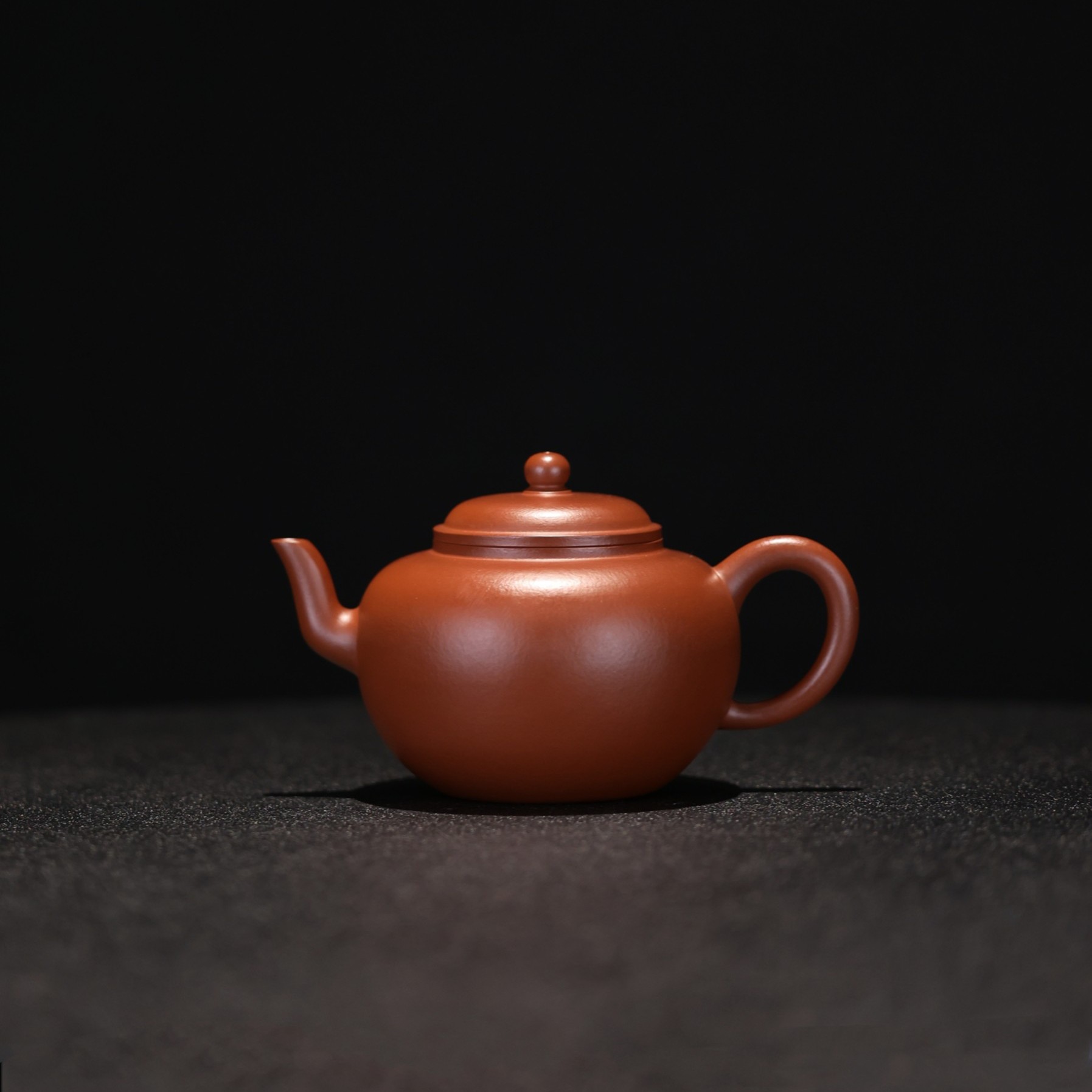 顾美云 摹古朱泥【汤婆 】210cc全手工紫砂壶