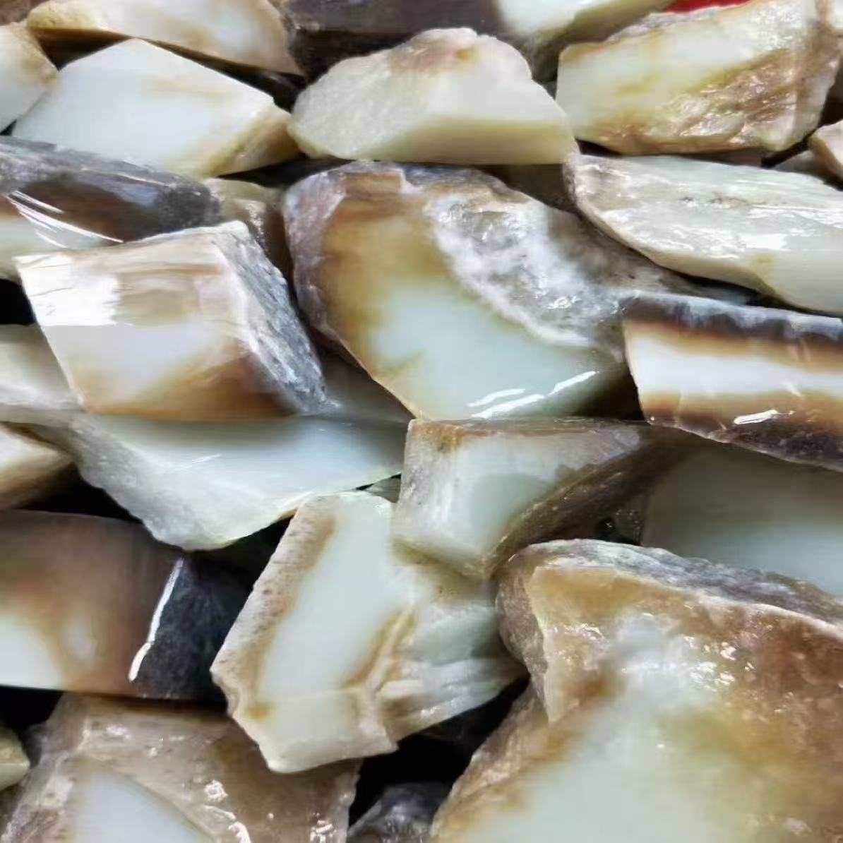 【孙总矿业 】纯天然玉石未镶嵌吊坠多样性发其一牡丹花LX