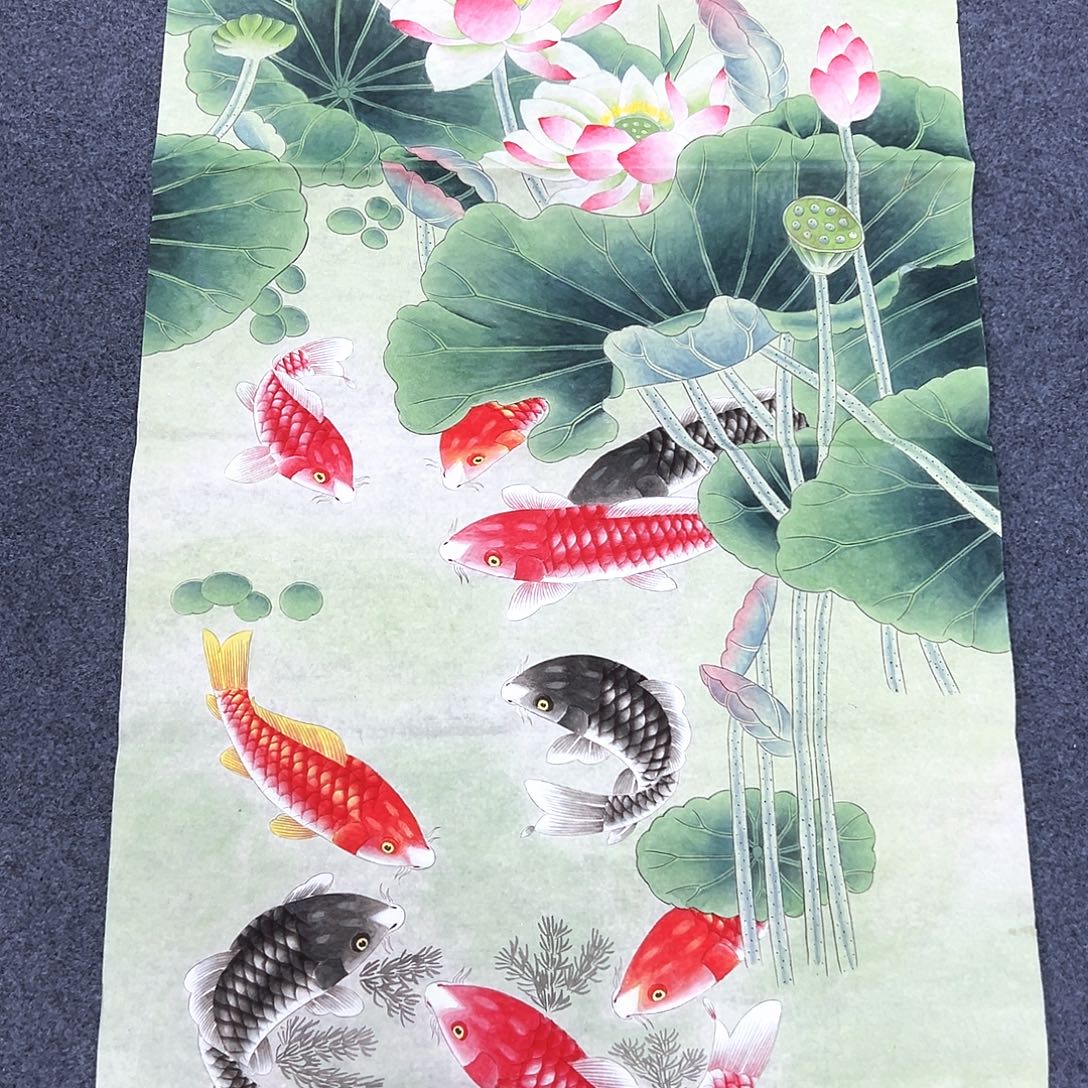 国画国画作品宣纸纯手绘作品