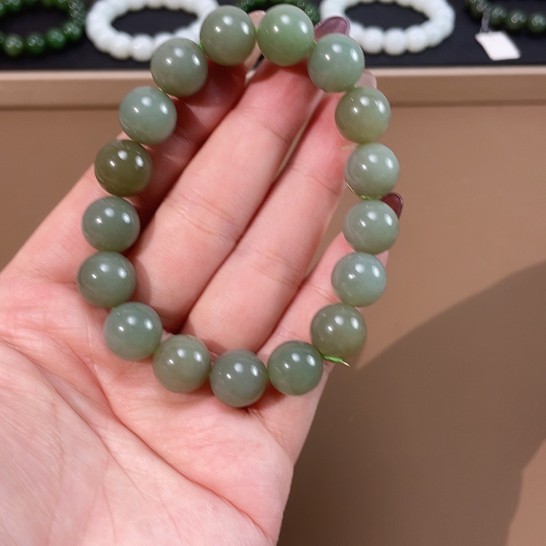 和田玉手链未镶嵌12