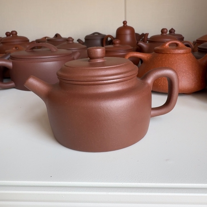 茶杯紫砂底槽清得中150cc