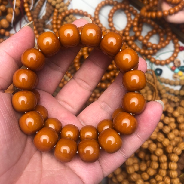 老型极限弧12-13mm猴头光珠核桃手串男猴头小手串