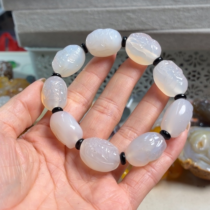 玛瑙/玉髓未镶嵌吊坠(不含链)