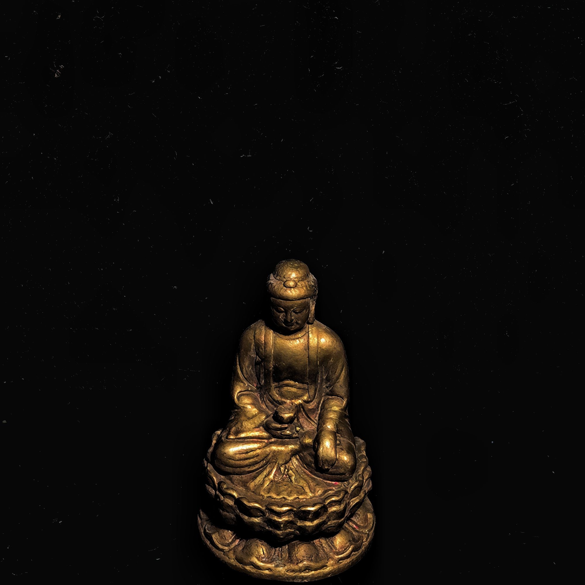 京造双层莲台释迦摩尼佛随身佛
