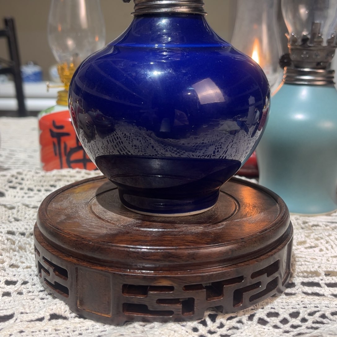 摆件景德镇陶瓷香薰灯