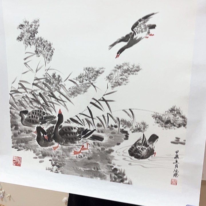 国画新年快乐哈小胖