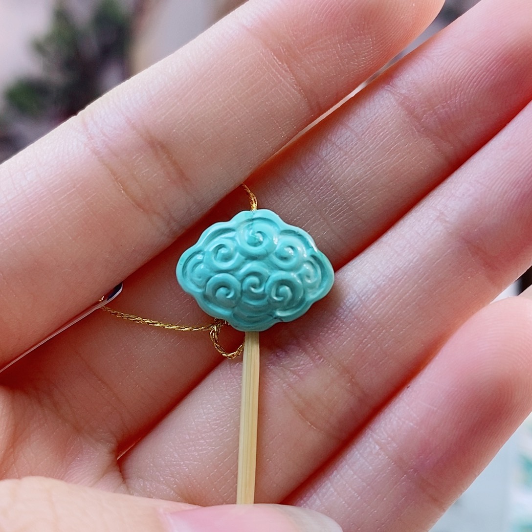 未镶嵌绿松石珠宝奇石