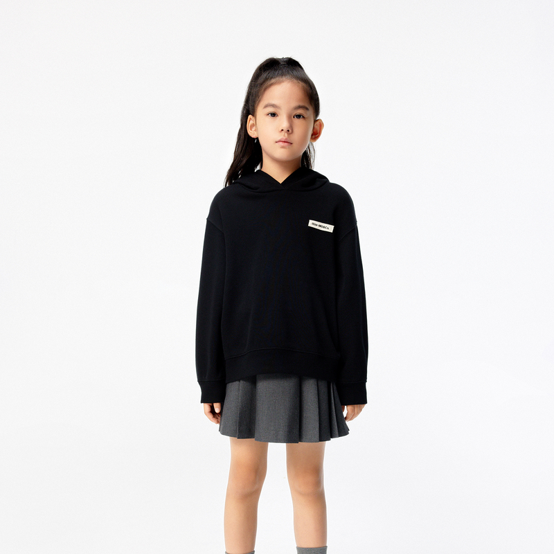【芷芸专属】littlemoco童装25春男女连帽衫长袖卫衣#KBE1SWS001