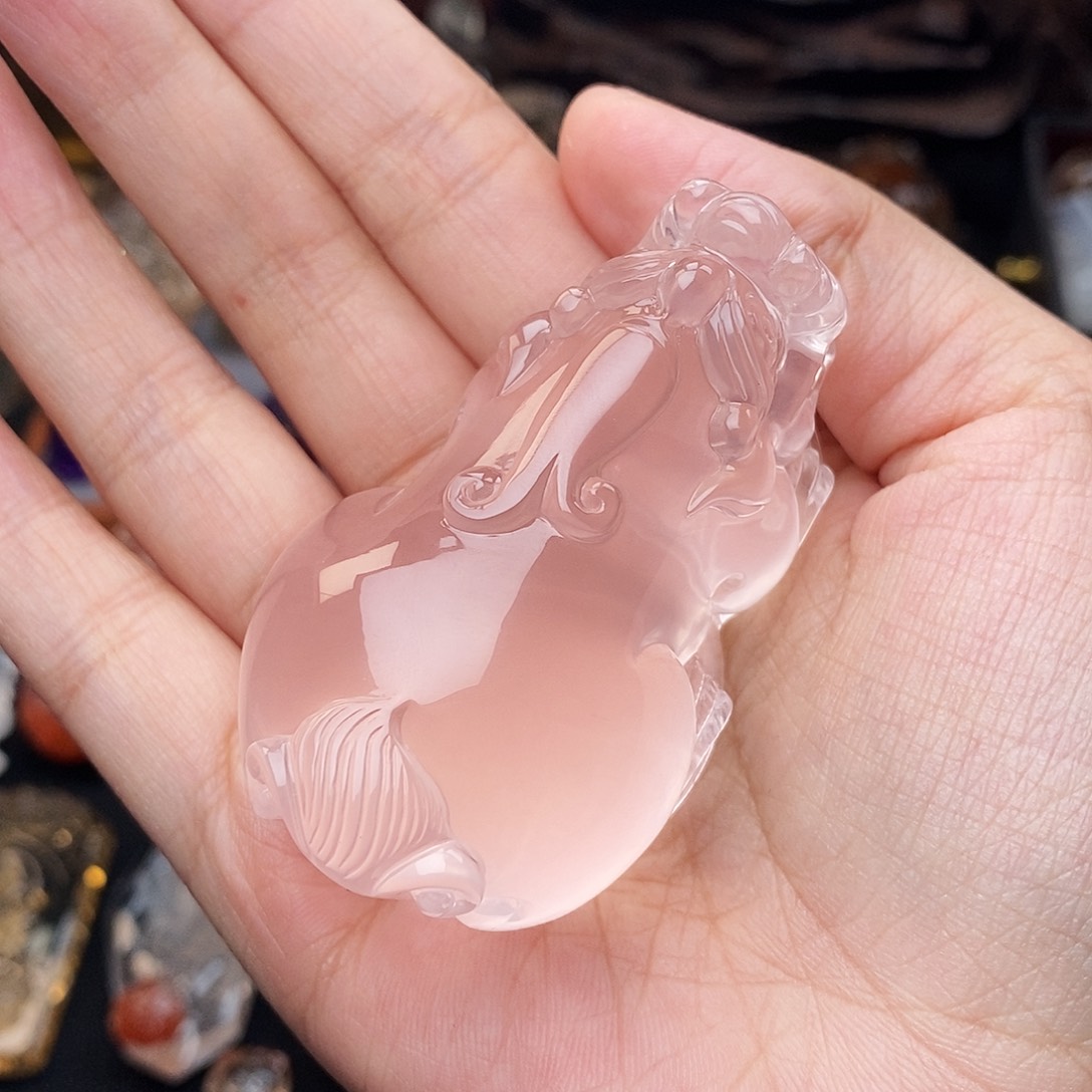 水晶吊坠未镶嵌风**合吊坠