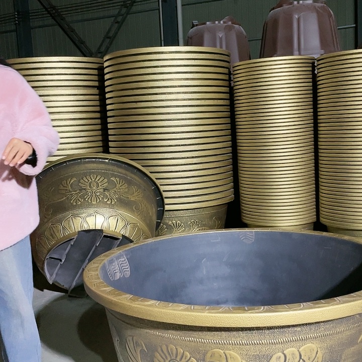 圆盆古铜一米二一个