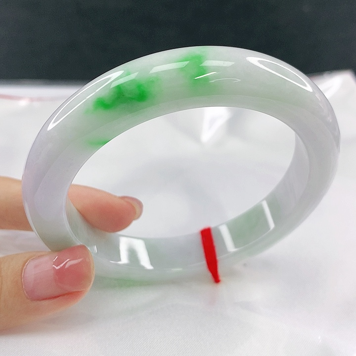 翡翠未镶嵌手镯圈58.8，64083