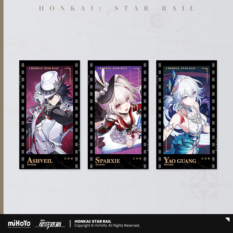【崩坏：星穹铁道】群星邀约系列仿胶片卡