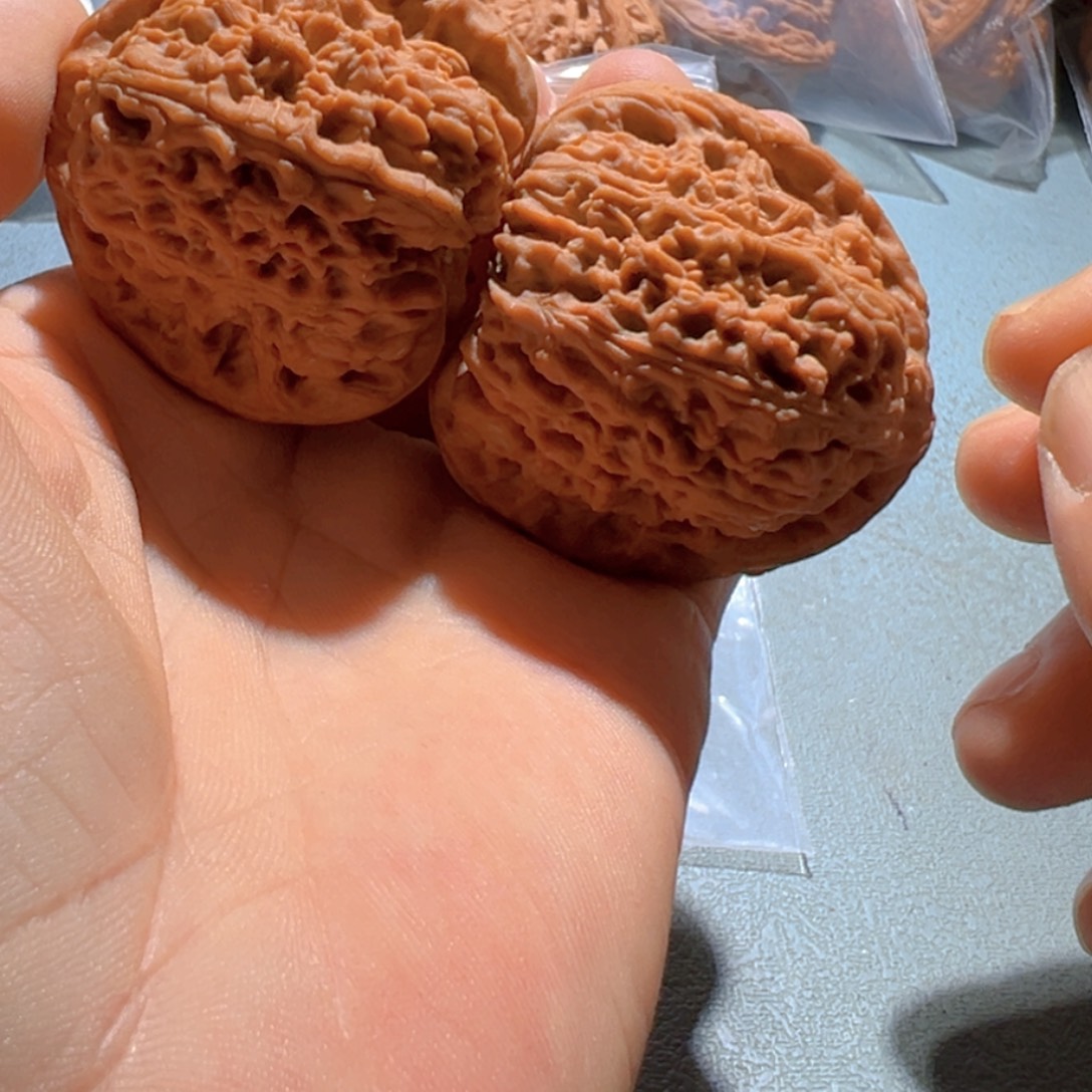 我***茶文玩核桃吊坠南疆石43