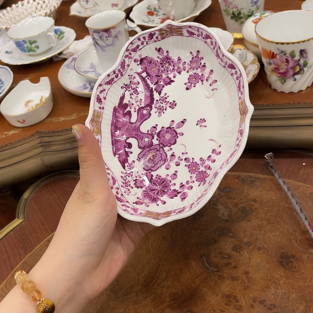 瓷片中古一等贝壳碟