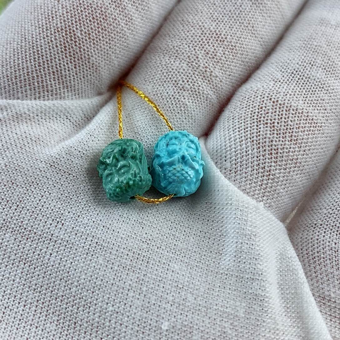 绿松石珠宝奇石未镶嵌