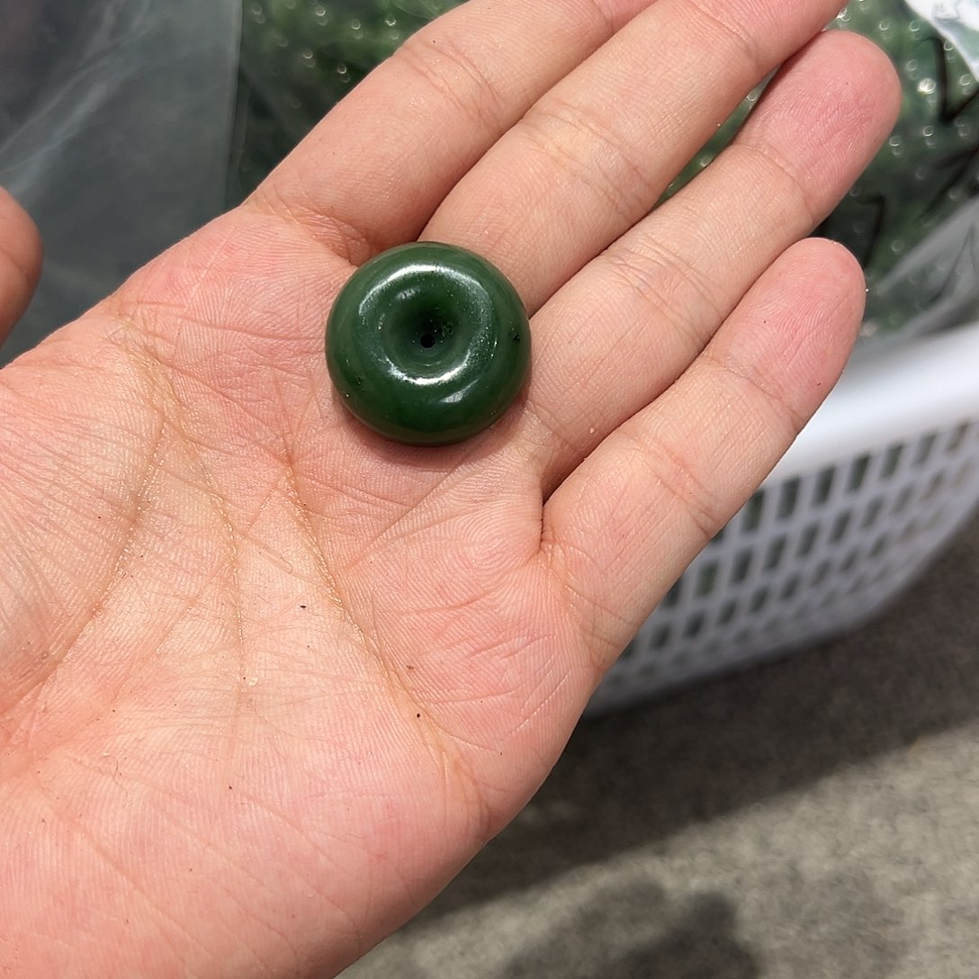 和田玉手镯未镶嵌丫*碧玉平安扣B0541