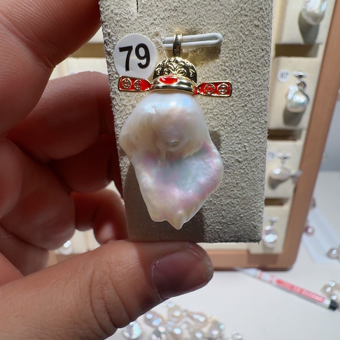 合金淡水珍珠颈饰