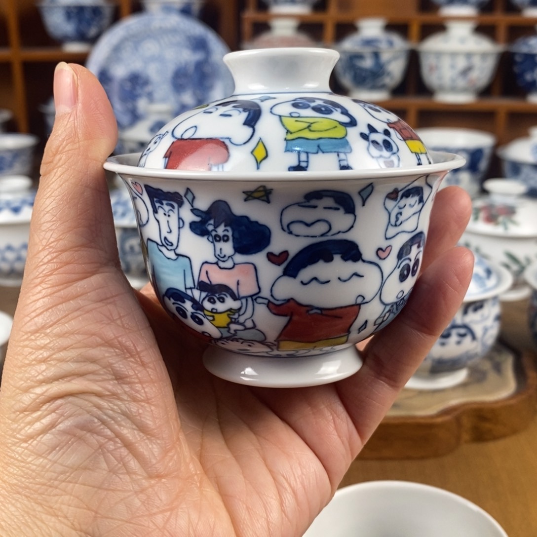 瓷片景德镇陶瓷手绘茶器888