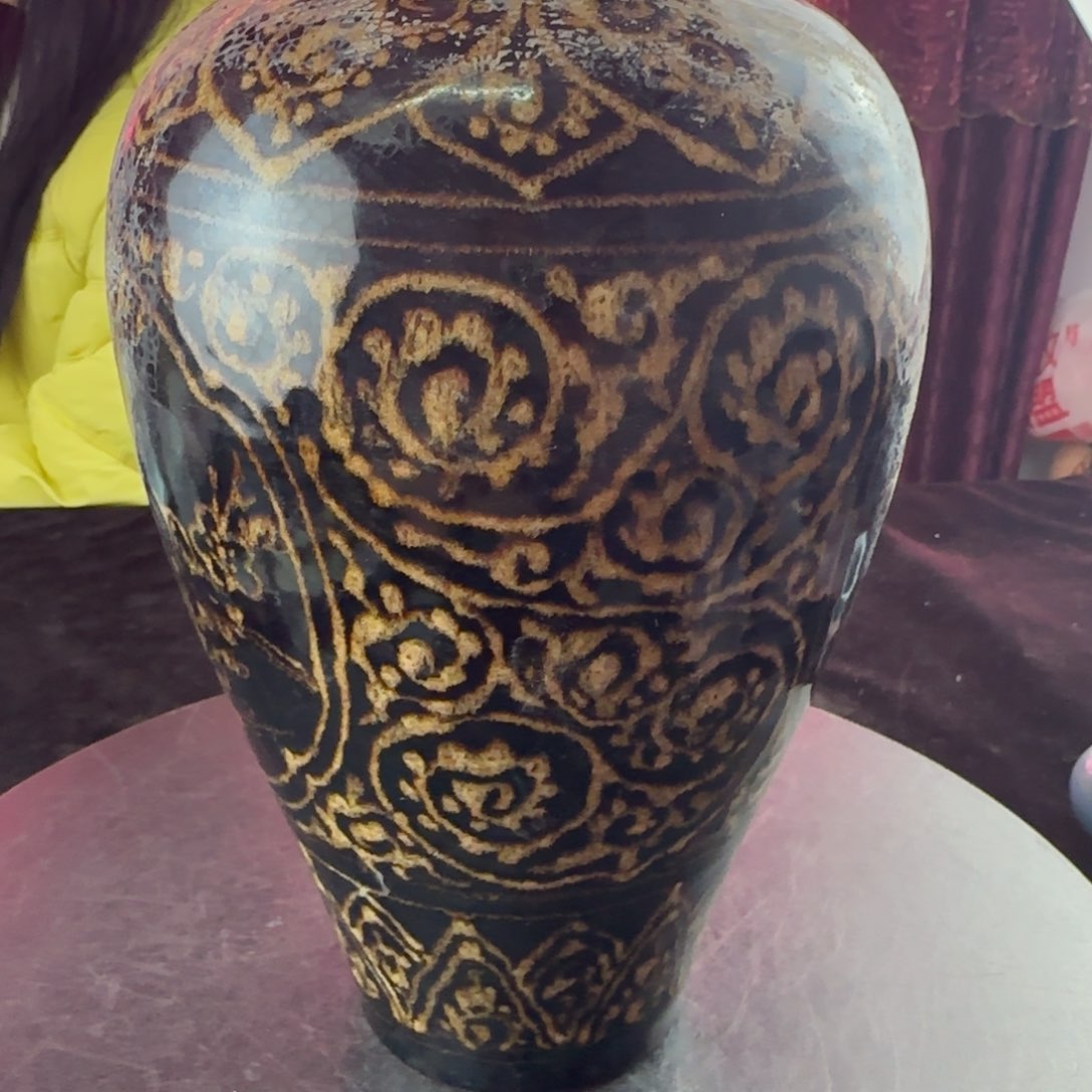 壶枫*王吉州窑梅瓶器型规整