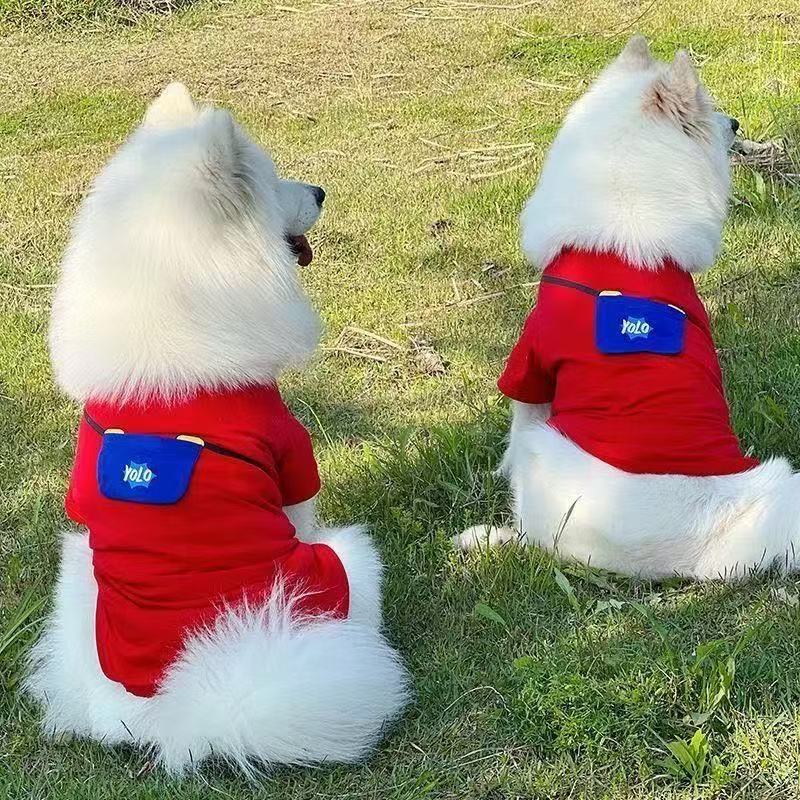 狗狗衣服薄款春夏秋装金毛萨摩耶柴犬拉布拉多中大型犬防掉毛秋装